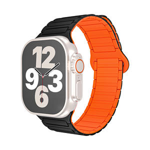 <span class=keywords><strong>Bracelet</strong></span> magnétique en silicone pour <span class=keywords><strong>Apple</strong></span> <span class=keywords><strong>Watch</strong></span> Bracelets de montre <span class=keywords><strong>ultra</strong></span> intelligents en tailles 49mm 45mm 41mm 42mm 46mm 44mm 40mm <span class=keywords><strong>Bracelet</strong></span> en caoutchouc - Product Image 6