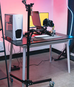 Bras de montage de perche multi-microphone tout-en-un pour la diffusion en direct, le studio <span class=keywords><strong>photo</strong></span>, le support pour moniteur d'ordinateur portable. - Product Image 4