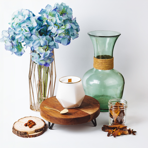 Bougie No Label Candle Company au bois de santal, cire de coco, durée de combustion de 90 heures, aromathérapie de luxe, décoration d'intérieur, cadeau - Product Image 2