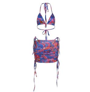 <span class=keywords><strong>Slip</strong></span> De Bikini brasileño 2022 diseño playa personalizado traje De baño Sexy camiseta sin mangas falda Casual traje De baño cubrir vestido Bikini - Product Image 6