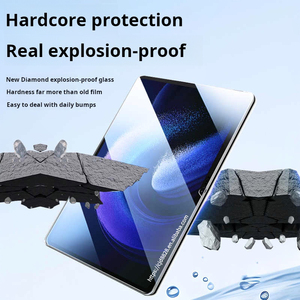 กระจกนิรภัย 9H ป้องกันรอยขีดข่วนบางเฉียบ 2.5D สำหรับแพด 7 ติดตั้งง่ายเป็นพิเศษฟิล์มแท็บเล็ต HD ป้องกันรอยนิ้วมือแบบไร้ฝุ่น - Product Image 6