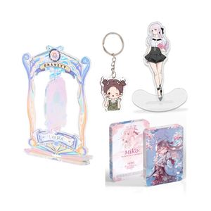 Design Custom Acrylic Animation Rotating Acrylic Stand Keychain Creative <b>Combination</b> Gift - Product Image 1