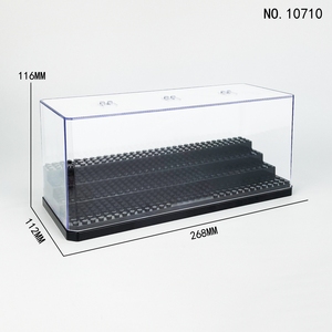 Vitrina de exhibición para figuras de acción y bloques de construcción BLOCKMOC 10710, de plástico transparente, a prueba de polvo, color personalizado, certificada ASTM EN71, para niños - Product Image 5