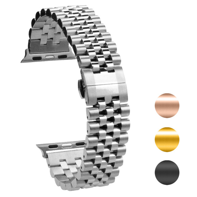 Mesh Silver Stainless Steel for Apple Watch Bands for 38mm & 42mm Series Compatible with Series 8 7 6 5 4 3 2 1 SE ISO
