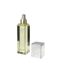 Flacon carré de luxe en plastique pour sérum et lotion de soin de la peau, tonique hydratant cosmétique, brume corporelle avec pompe pulvérisatrice
