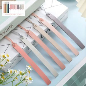 Premium PU Leather <b>Bookmark</b> Classic Page Keeper with Leather Strap Thin Book Mark Perfect <b>Gift</b> for Bookworms Writers Students - Product Image 2