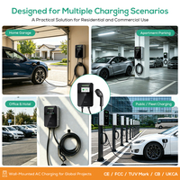 Ovrod 11kW Wallbox, nouveau chargeur rapide pour véhicules électriques, type 2, 16A, 11 kW, station de recharge pour véhicules électriques, chargeur mural pour véhicules électriques