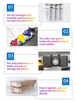 Cartucho de Tinta Compatible con Goosam S-6300 S-6301 S-6302 S-6303 G/E con Tinta para Impresoras Riso Comcolor 3050 7050 9050