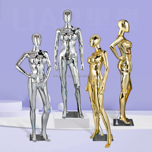 Maniquíes de Plástico para Mujer, Maniquí Femenino Blanco Brillante, Soporte de Exhibición, Maniquí Femenino de Cuerpo Completo - Product Image 5