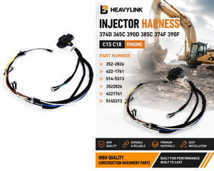 Harnais d'injecteurs 374D 365C 390D 385C 374F 390F C15 C18 352-2826 422-1761 514-5313 3522826 4221761 5145313 - Product Image 1