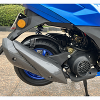 Dernier Scooter 50CC 125CC arrière démarreur moteur refroidi à l'air Scooter à essence haute puissance Scooter à essence au pakistan populaire