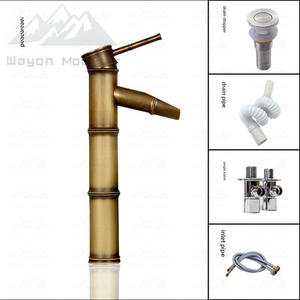 <span class=keywords><strong>Robinet</strong></span> de lavabo de salle de bain Wayon en laiton antique, mitigeur vintage à poignée unique pour lavabo - Product Image 3