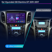 Radio Mobil Junsun V1 Plus Android Auto untuk Hyundai I30 Elantra GT 2011-2017, Multimedia CarPlay Head Unit untuk Hyundai I30