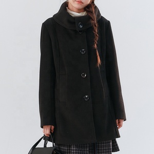 Chaqueta Acolchada para <span class=keywords><strong>Mujer</strong></span> - Elegante Abrigo de Plumón Negro de Un Solo Pecho para Invierno, Uso Casual y de Oficina - 17 Años de Experiencia de Fábrica - Product Image 3