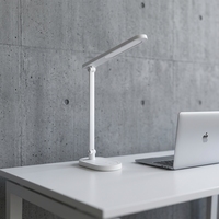 Lampe de bureau LED intelligente, protection oculaire à spectre complet pour les étudiants, lampe de lecture pliable, portable et réglable