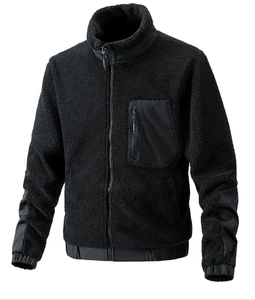 Abrigo de Piel de Cordero para <span class=keywords><strong>Hombre</strong></span> en Otoño e Invierno, con Cuello Alto, Tejido de Forro <span class=keywords><strong>Polar</strong></span>, Estilo Casual, Nuevo Modelo para Exportación - Product Image 2