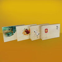 2025 New Style Holz Charc uterie Board für Käse Grazing Nut Verpackungs box zum Verschenken von Schokoladen kuchen Cookie Eve Candies 4C