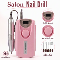 Machine à ongles électrique rechargeable portable à vitesse variable pour manucure, pédicure, soin des ongles, usage en salon, vente en gros OEM