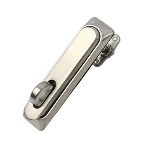 MS860(A-3100) SUS Stainless Steel Swing Handle Lock Electric Panel Door Latch Padlockable For Cabinet