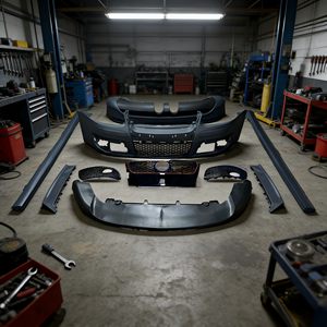 Kit carrosserie complet avant et arrière OEM pour Volkswagen <span class=keywords><strong>Golf</strong></span> V MK5, style GTI exclusif, 1K0 807 217 R GRU, spoiler, <span class=keywords><strong>calandre</strong></span>, neuf, en bon état - Product Image 4