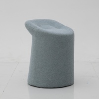 Pouf repose-pieds en tissu, tabouret rembourré pour changer de chaussures, idéal pour hôtels, villas, chambres, halls d'écoles et salons modernes