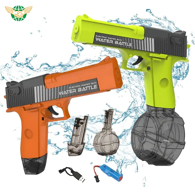 Groothandel Nieuw Sportspeelgoed Elektrisch Waterpistool Elektrisch Doorlopend Waterpistool Met Felle Kleur Voor Kinderen Buitenactiviteiten