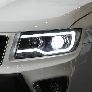 Para Jeep <span class=keywords><strong>Compass</strong></span> 2011-2016 montaje de lámparas delanteras de coche de alta calidad LED faro automotriz lente bifocal gran Oferta Accesorios - Product Image 6