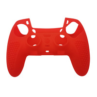 Coque de protection en silicone souple avec texture antidérapante, trous précis pour une adhérence améliorée, compatible avec PS5 Dualsense Edge
