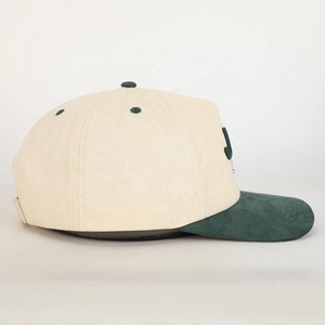 Custom Embroidery Logo Sporty Mens <b>Women</b> Golf 5 Panel Sports Waterproof Fruit High Quality Hat Beige Cotton Outdoor Baseball <b>Cap</b> - Product Image 4