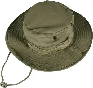 หมวกกันแดดสำหรับผู้ชายผู้หญิงหมวกทรงถังหมวก UPF 50 + Boonie หมวกพับได้ป้องกันรังสียูวีปีนเขาชายหาดตกปลา