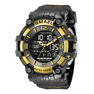 Relojes Deportivos SMAEL para Hombre, Reloj de Pulsera Digital y Analógico a Prueba de Agua para Exteriores, con Alarma, Fecha, Pantalla LED Doble Grande y Cronómetro - Product Image 5