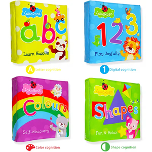 หนังสือผ้านุ่มเรียนรู้กิจกรรมผ้า<span class=keywords><strong>การ์ตูน</strong></span>ที่ได้แรงบันดาลใจการพัฒนาอัจฉริยะด้านการศึกษาสำหรับทั้งชายและหญิง - Product Image 2