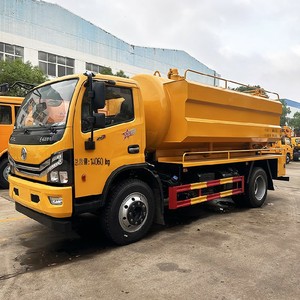 Camiones de Succión de Aguas Residuales Dongfeng 4x2 con Bomba de Vacío, Camiones de Limpieza y Dragado de Tanques Sépticos de 8000 Litros en Venta - Product Image 4