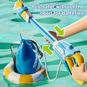 Pistolet à eau pour enfants 2026, idéal pour les jeux aquatiques en extérieur, les batailles d'eau estivales, et comme <span class=keywords><strong>jouet</strong></span> de combat aquatique, parfait pour les cadeaux - Product Image 5