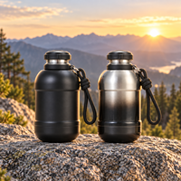 Thermos portable en acier inoxydable 316 de 680 ml pour l'extérieur avec fonction de conservation de la chaleur et emballage en boîte cadeau