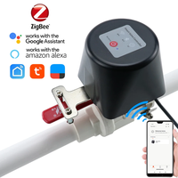 Vanne d'eau intelligente WiFi/Zigbee, vanne de gaz compatible Wi-Fi avec Alexa Google Home, contrôleur d'arrêt