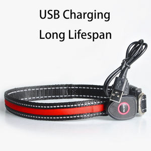 <span class=keywords><strong>Collar</strong></span> de Perro Rastreador de mascotas de nailon recargable, hebilla de bloqueo de seguridad reflectante, luces <span class=keywords><strong>LED</strong></span> antipérdida, etiqueta de aire suave para entrenamiento para todos - Product Image 5