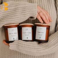 FUBEI LIVING Vente en gros de bougies parfumées de luxe haut de gamme, design haut de gamme, huile essentielle d'aromathérapie de haute qualité, bougie parfumée à la cire de soja, coffret cadeau