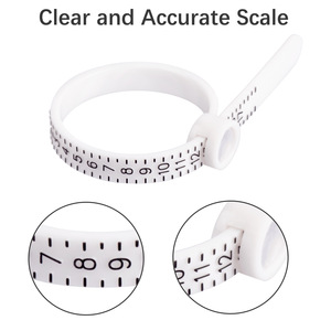 <b>Ring</b> Measuring Tool Plastic <b>Size</b> Gauge For Finger Circumference Measurement Hong Kong Standard - Product Image 5