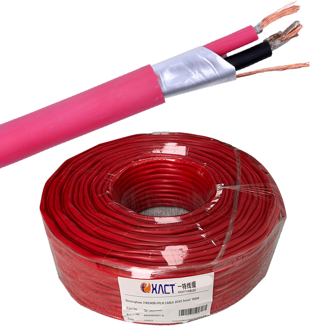 Unshielded 1x2x0.75 Fire Proof Wire Fire Resistant Cable with UL Certification for Safety Systems