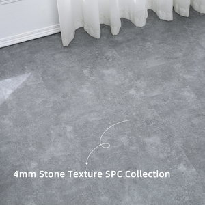 พื้น SPC หินผสมพลาสติก หนา 4 มม. ระบบล็อค ป้องกันการสึกหรอ กันรอยขีดข่วน กันน้ำ เป็นมิตรกับสิ่งแวดล้อม กันลื่น เหมาะสำหรับโรงเรียน โรงพยาบาล และบ้านเรือน - Product Image 4