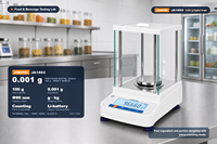 Balance analytique JA1003, précision 0,001 g (1 mg), balance de laboratoire 100 g avec écran de protection en verre, vente en gros