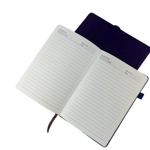 OEM kertas daur ulang A6 untuk catatan harian/jurnal perjalanan penutupan elastis, kertas Loop pena <span class=keywords><strong>Notebook</strong></span> promosi dengan garis jahitan - Product Image 3
