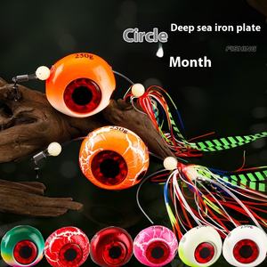 Señuelo de pesca de metal Luya Moon Bait de 60-300g para <span class=keywords><strong>calamar</strong></span> barbudo, lubina y anguila, tipo placa de hierro de acción lenta, para pesca en el mar, Guo Rui - Product Image 1