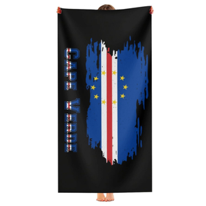 Nouvelle conception, serviette de plage personnalisée Cap-Vert, séchage rapide, absorbante, légère, fine, pour salle de bain, <span class=keywords><strong>piscine</strong></span>, natation - Product Image 4