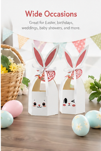 Custom White Rabbit Shaped <b>Gift</b> <b>Box</b> for Kids Rigid Paperboard Cartoon Animal Blind <b>Box</b> Mystery Packaging for <b>Easter</b> Day Favor - Product Image 4