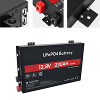 Batterie Lithium Fer LifePo4 à Cycle Profond pour Stockage d'Énergie Solaire Domestique 12V 600Ah 200Ah 300Ah 400Ah avec BMS 200A 300A – Entrepôt UE/USA
