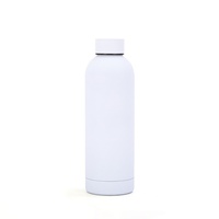 Bouteilles isothermes à double paroi réutilisables avec logo personnalisé, à ouverture étroite, 1000 ml, en acier inoxydable