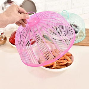 Fábrica al por mayor de plástico a prueba de insectos cubierta de comida de mesa Anti-Fly vegetales sobras cubierta de cuenco Cocina Comida plato cubierta - Product Image 5