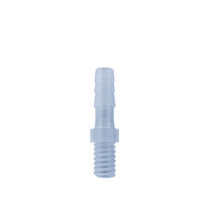 M6 High-Temperature Corrosion Resistant PP Plastic Straight <b>Pipe</b> Fitting External Thread Pagoda Pattern M-shaped for Sanitary - Product Image 1